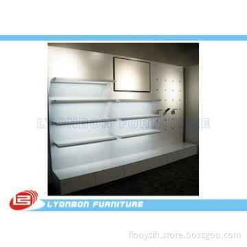 Shop White MDF Wooden Display Racks / Shelf For Shoes , Wal